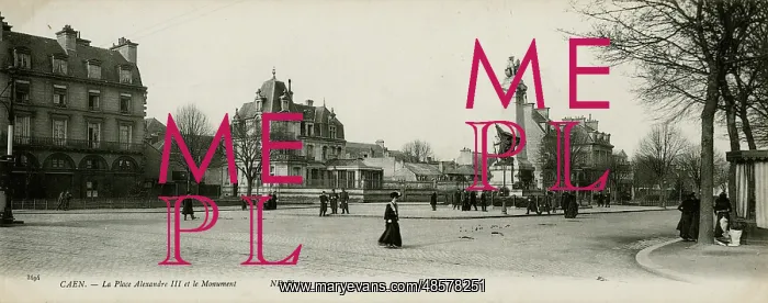 : Place Alexandre III, Caen, Normandy, Northern France : Place Alexandre III, Caen, Normandy, Northern France