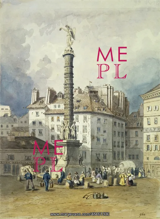 : Place du Chatelet and the column commemorating : Place du Chatelet and the column commemorating