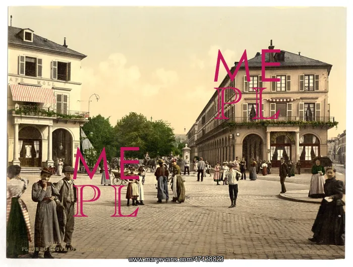 : Place du Quartier Neff, Mulhausen, Alsace Lorraine, Germany : Place du Quartier Neff, Mulhausen, Alsace Lorraine, Germany
