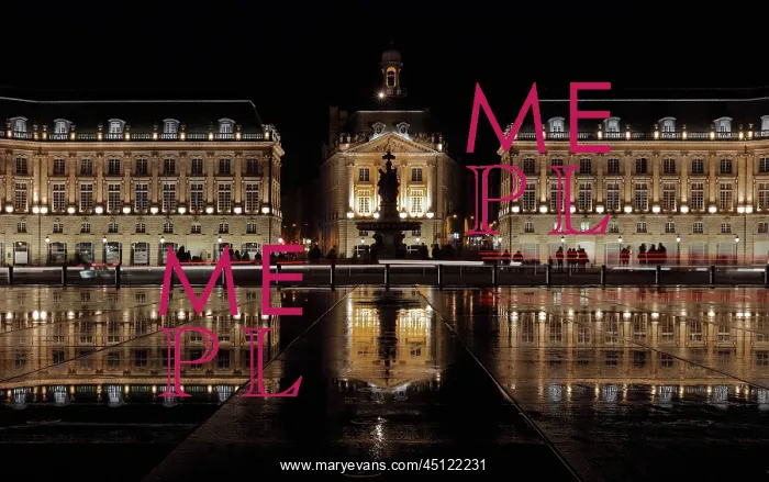 : Place de la Bourse and Miroir d'Eau, Bordeaux : Place de la Bourse and Miroir d'Eau, Bordeaux