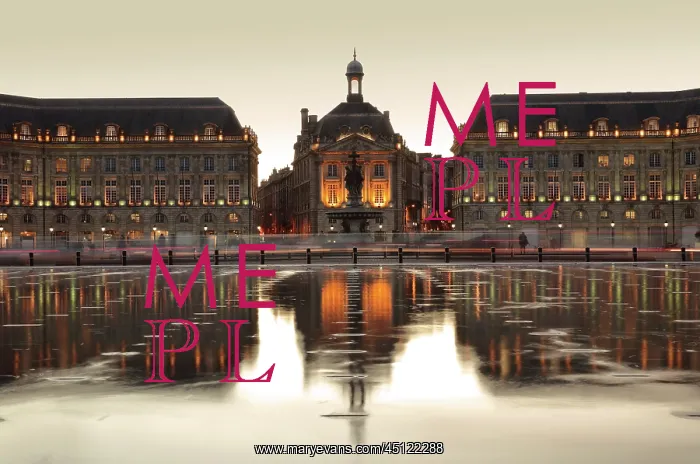 : Place de la Bourse and Miroir d'Eau, Bordeaux : Place de la Bourse and Miroir d'Eau, Bordeaux