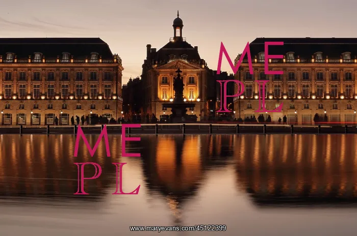 : Place de la Bourse and Miroir d'Eau, Bordeaux : Place de la Bourse and Miroir d'Eau, Bordeaux