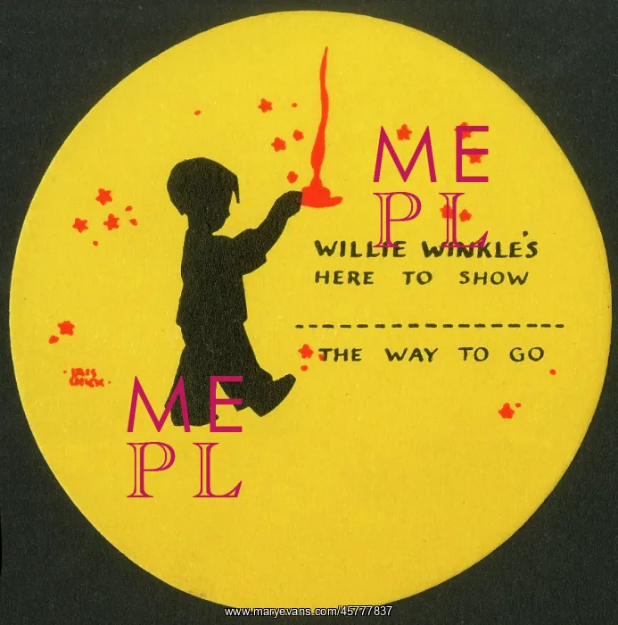 : Place marker - Wee Willie Winkle : Place marker - Wee Willie Winkle