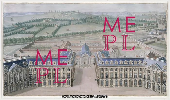 : Place Vendome and convent of Capucines : Place Vendome and convent of Capucines