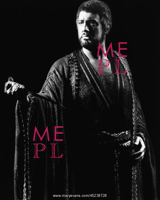 : Placido Domingo as the title role in Otello, ? : Placido Domingo as the title role in Otello, ?