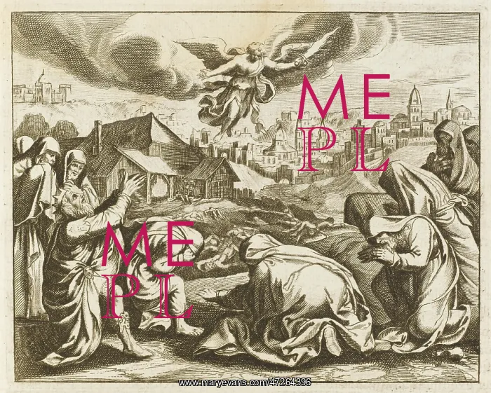 : PLAGUE PUNISHES DAVID : PLAGUE PUNISHES DAVID