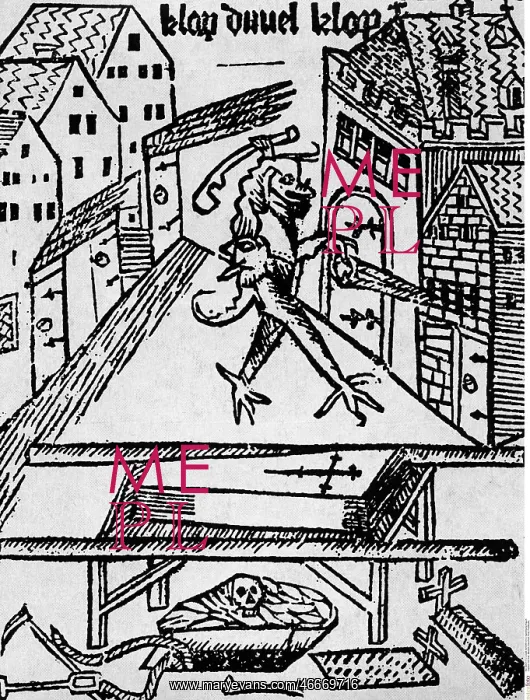 : Plague spreads from door to door : Plague spreads from door to door