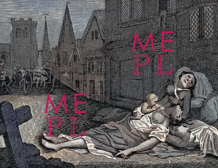 : Plague Victims, London, 1665 : Plague Victims, London, 1665