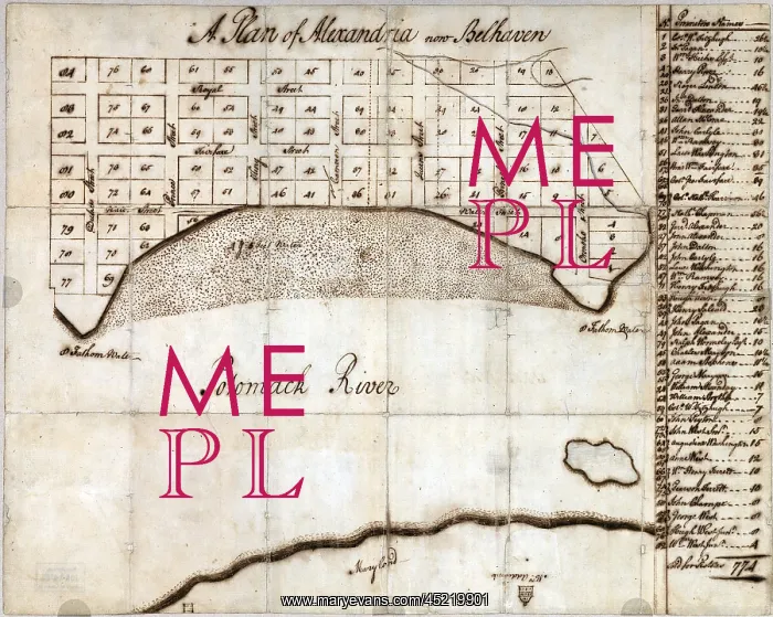 : A plan of Alexandria, now Belhaven, Virginia. ? : A plan of Alexandria, now Belhaven, Virginia. ?