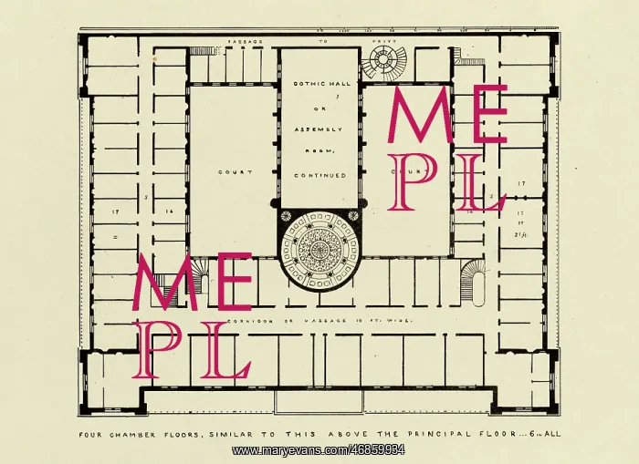 : Plan for Astor's Hotel. New-York, 1832 : Plan for Astor's Hotel. New-York, 1832