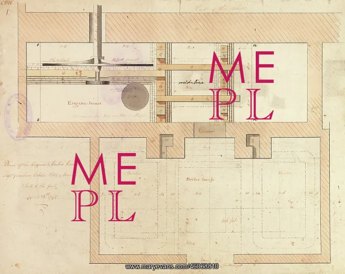  : Plan of the engine and boiler houses