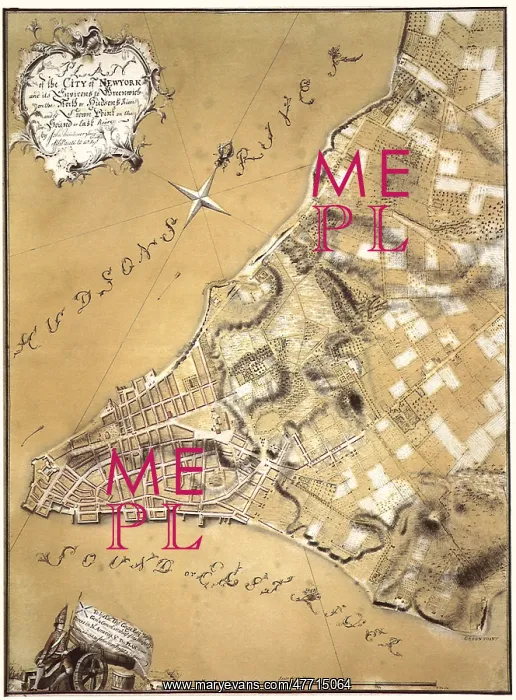 : Plan of New York City - 1766
