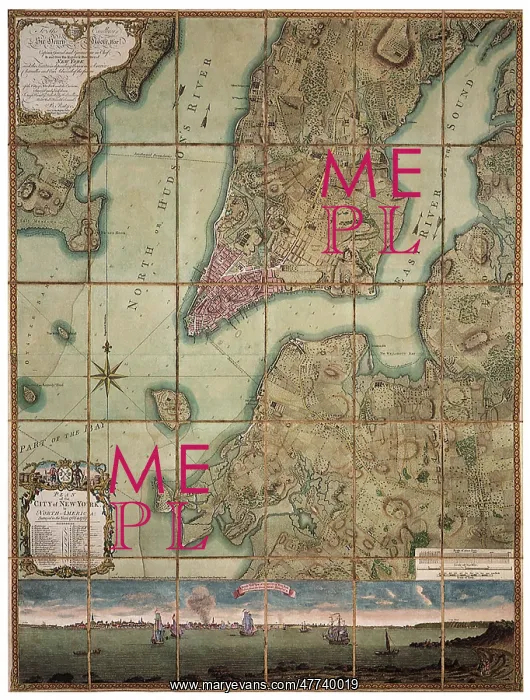  : Plan of New York City 1766