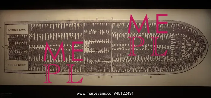 : Plan of a slave ship, Musee d'Aquitaine, Bordeaux : Plan of a slave ship, Musee d'Aquitaine, Bordeaux