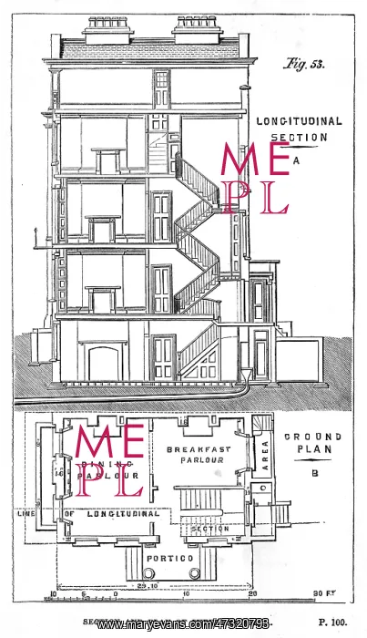 : PLAN OF SUBURBAN VILLA : PLAN OF SUBURBAN VILLA