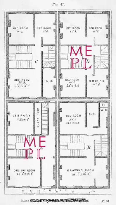 : PLAN OF TOWN-HOUSE : PLAN OF TOWN-HOUSE