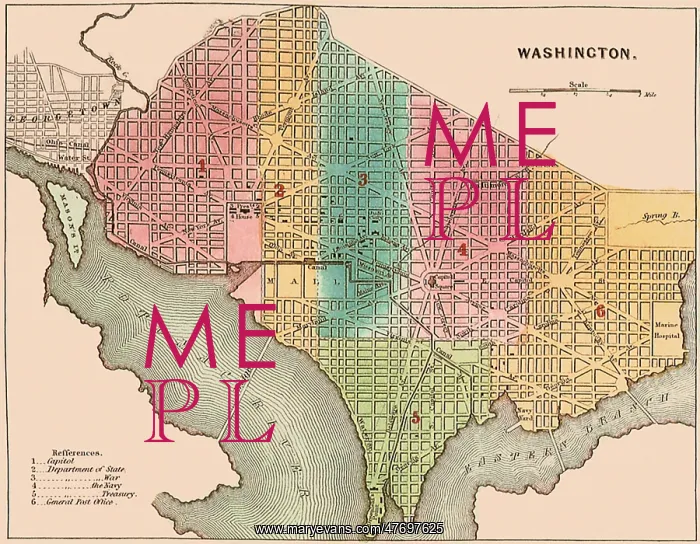 : Plan of Washington D.C - 1837 : Plan of Washington D.C - 1837