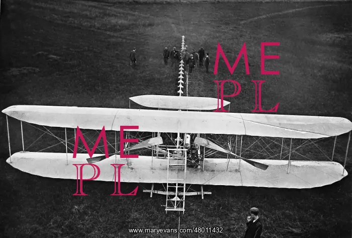 : Plane of the brothers Orville and Wilbur Wright, 1909 : Plane of the brothers Orville and Wilbur Wright, 1909