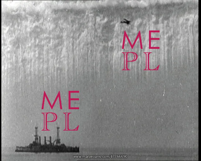 : Plane Dropping Smokescreen Over the Sea : Plane Dropping Smokescreen Over the Sea