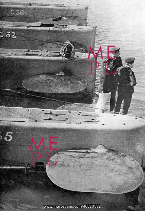 : Planes of a British submarine, WW1 : Planes of a British submarine, WW1