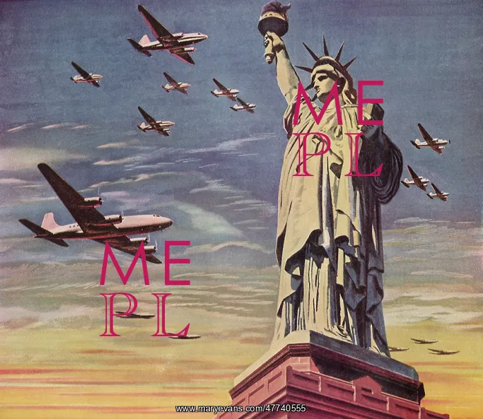 : Planes fly by Statue of Liberty : Planes fly by Statue of Liberty