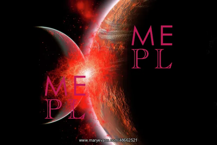 : Two planets crashing into each other : Two planets crashing into each other