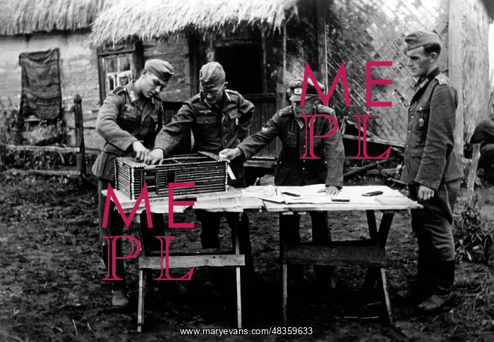 : Planning of a bunker, 1942 : Planning of a bunker, 1942