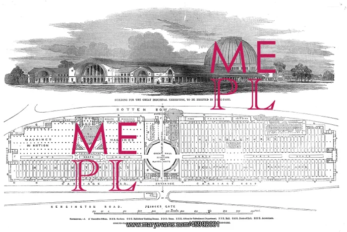 : Plans for the Crystal Palace : Plans for the Crystal Palace