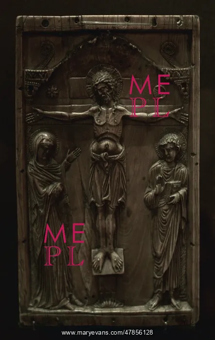 : Plaque for a binding with the Crucifixion. Byzantium : Plaque for a binding with the Crucifixion. Byzantium