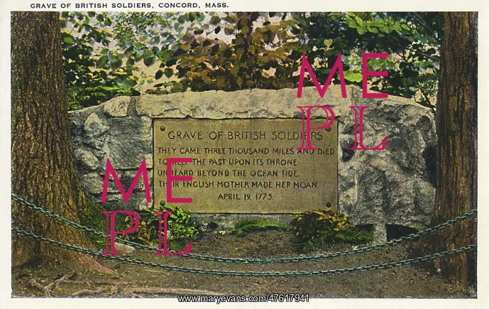 : Plaque on bridge at Concord, Massachusetts, USA : Plaque on bridge at Concord, Massachusetts, USA