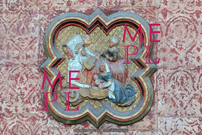 : Plaque, choir screen, Amiens Cathedral, Picardy, France : Plaque, choir screen, Amiens Cathedral, Picardy, France