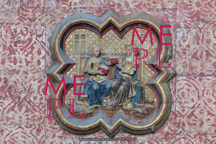 : Plaque, choir screen, Amiens Cathedral, Picardy, France : Plaque, choir screen, Amiens Cathedral, Picardy, France