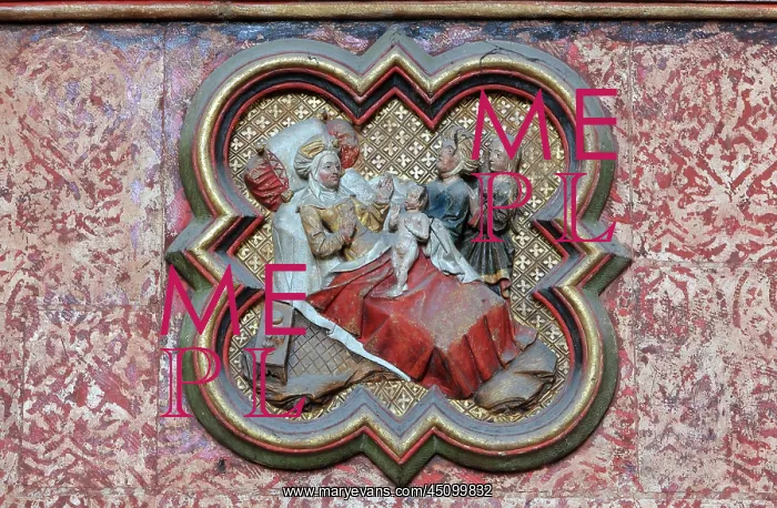 : Plaque, choir screen, Amiens Cathedral, Picardy, France : Plaque, choir screen, Amiens Cathedral, Picardy, France