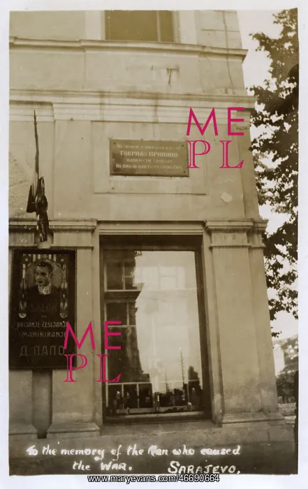 : Plaque to Gavrilo Princep - Sarajevo : Plaque to Gavrilo Princep - Sarajevo