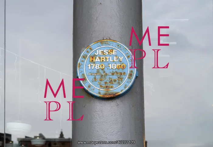: Plaque, Royal Albert Dock, Liverpool, England : Plaque, Royal Albert Dock, Liverpool, England