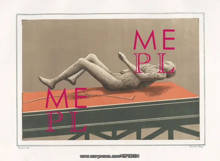 : Plaster cast of a man's body from the Via : Plaster cast of a man's body from the Via