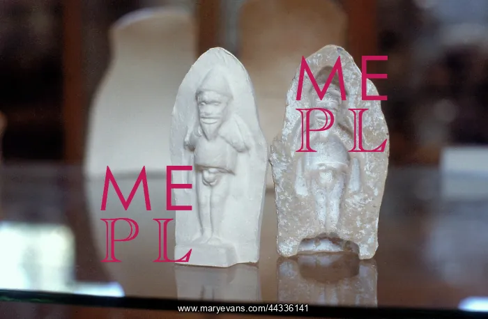 : Plaster miniature and mould, conserved : Plaster miniature and mould, conserved