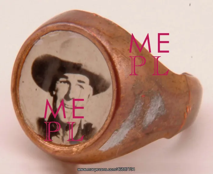 : Plastic US Cowboy Ring : Plastic US Cowboy Ring