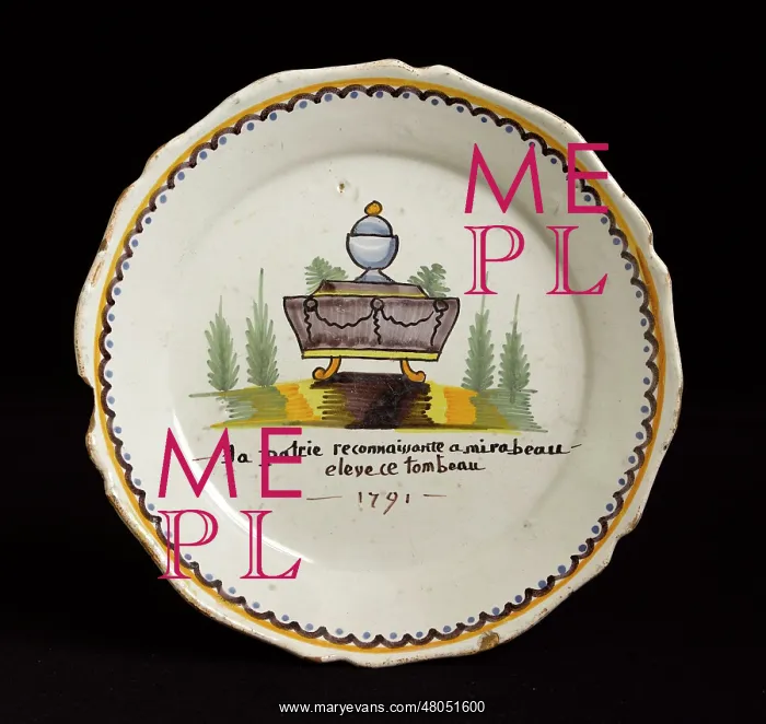 : Plate. Aux Manes De Mirabeau : Plate. Aux Manes De Mirabeau