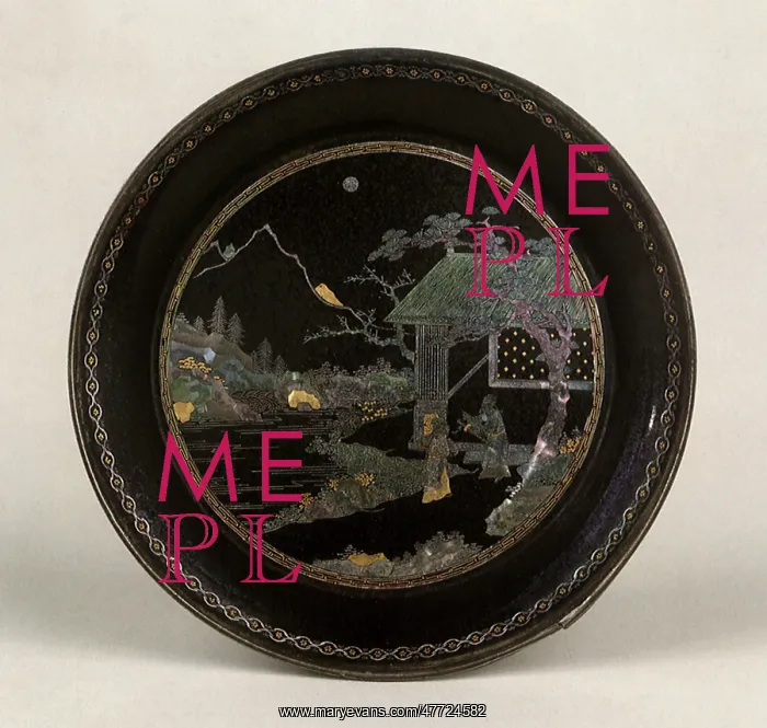  : Plate in Black Lacquer