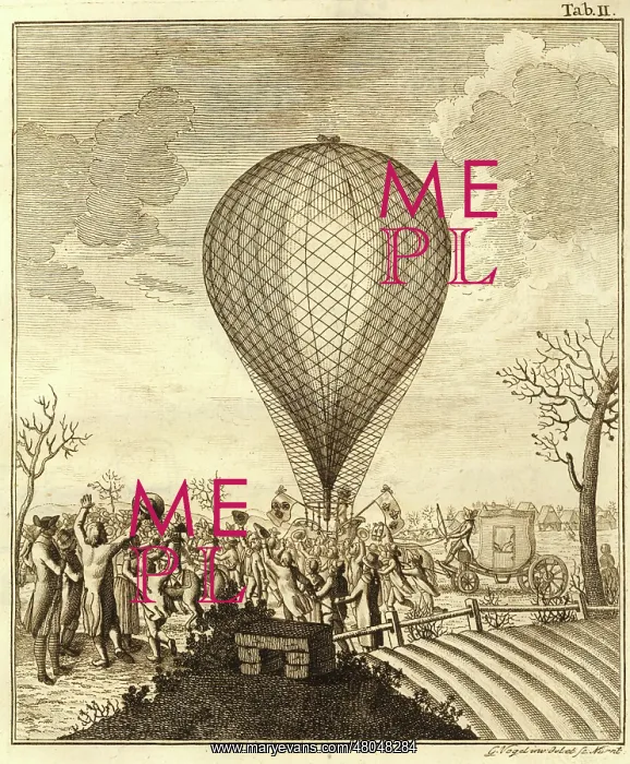 : Plate from Blanchard pamphlets 1787 : Plate from Blanchard pamphlets 1787