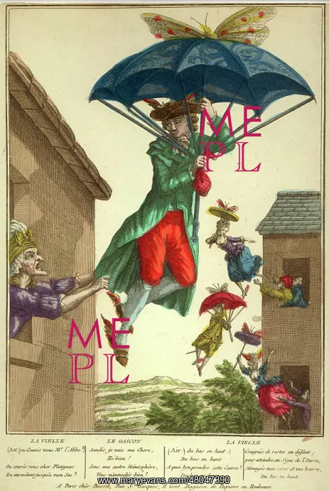 : Plate show parachutists : Plate show parachutists