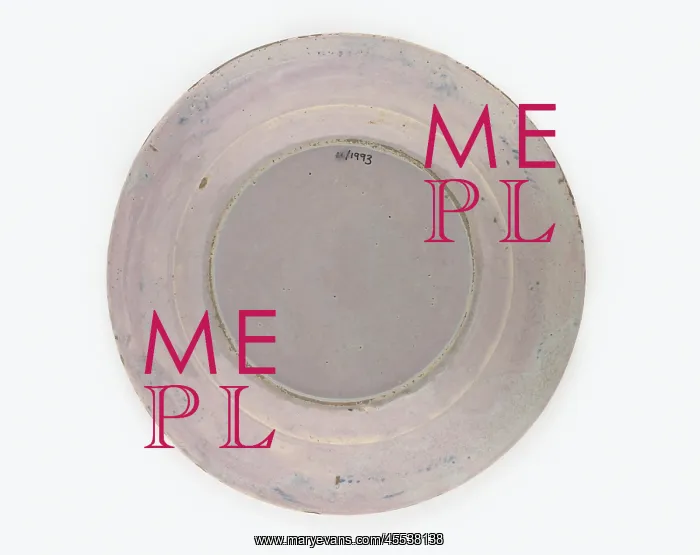 : Plate, reverse : Plate, reverse