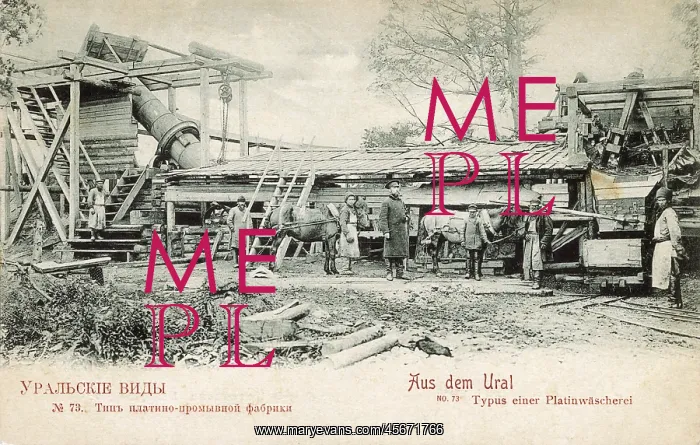 : Platinum mining in the Ural Mountains : Platinum mining in the Ural Mountains