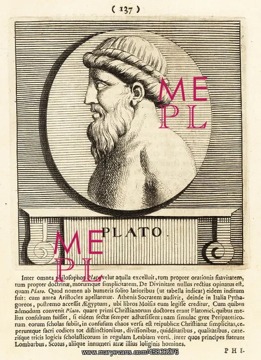 : Plato, Athenian philosopher in Ancient Greece : Plato, Athenian philosopher in Ancient Greece