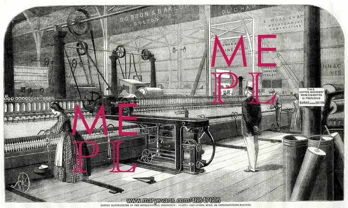 : Platt?s Spinning machine 1862 : Platt?s Spinning machine 1862