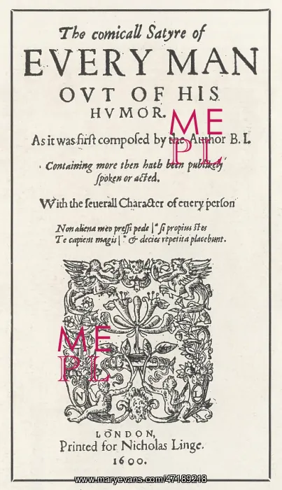 : PLAY / JONSON / EVERYMAN : PLAY / JONSON / EVERYMAN