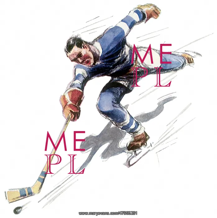  : Player Chases Puck