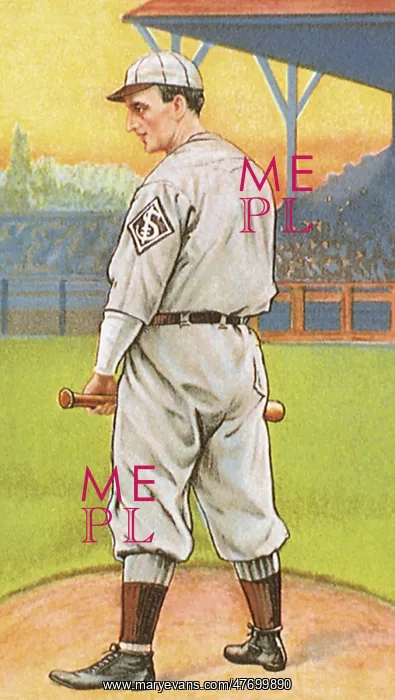  : Player Holding a Bat