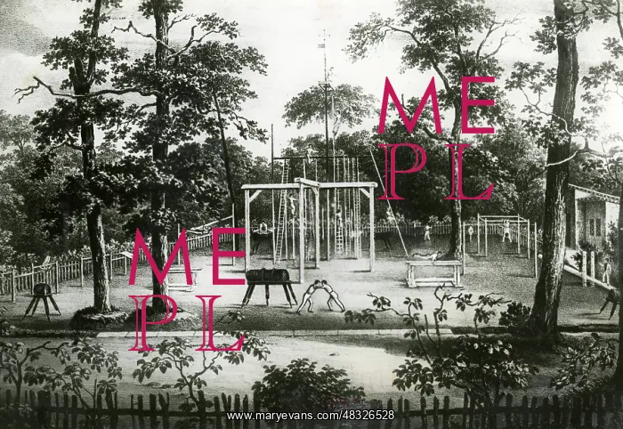 : Playground on the Hasenheide in Berlin : Playground on the Hasenheide in Berlin